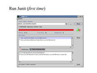 Run Junit ( first time ) 