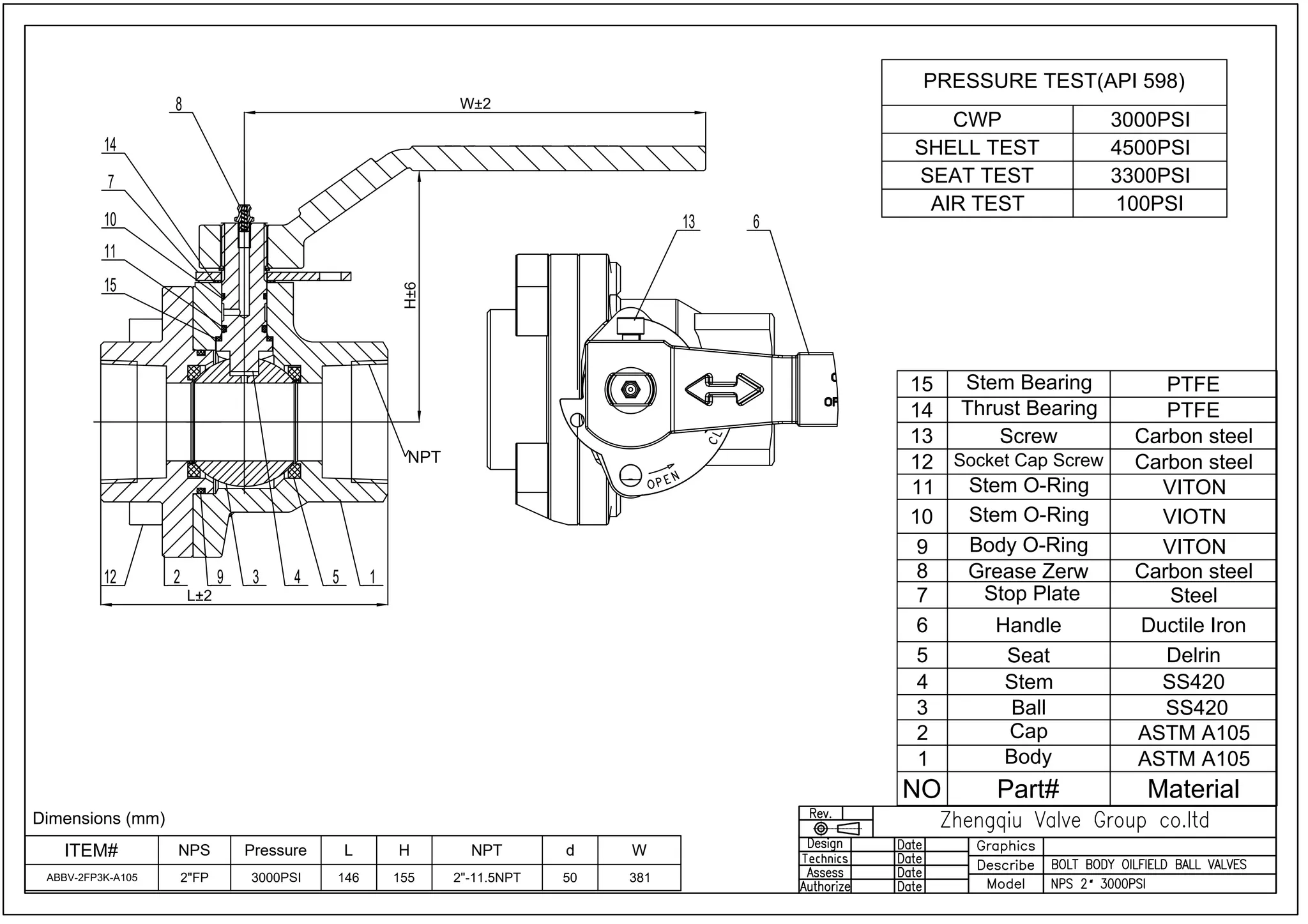 Bolt Body Oilfield Ball Valve 3000 PSI / 5000 PSI | PPT | Free Download