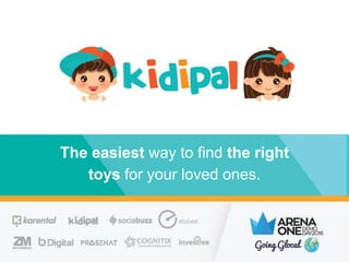 The easiest way to find the right
toys for your loved ones.
 