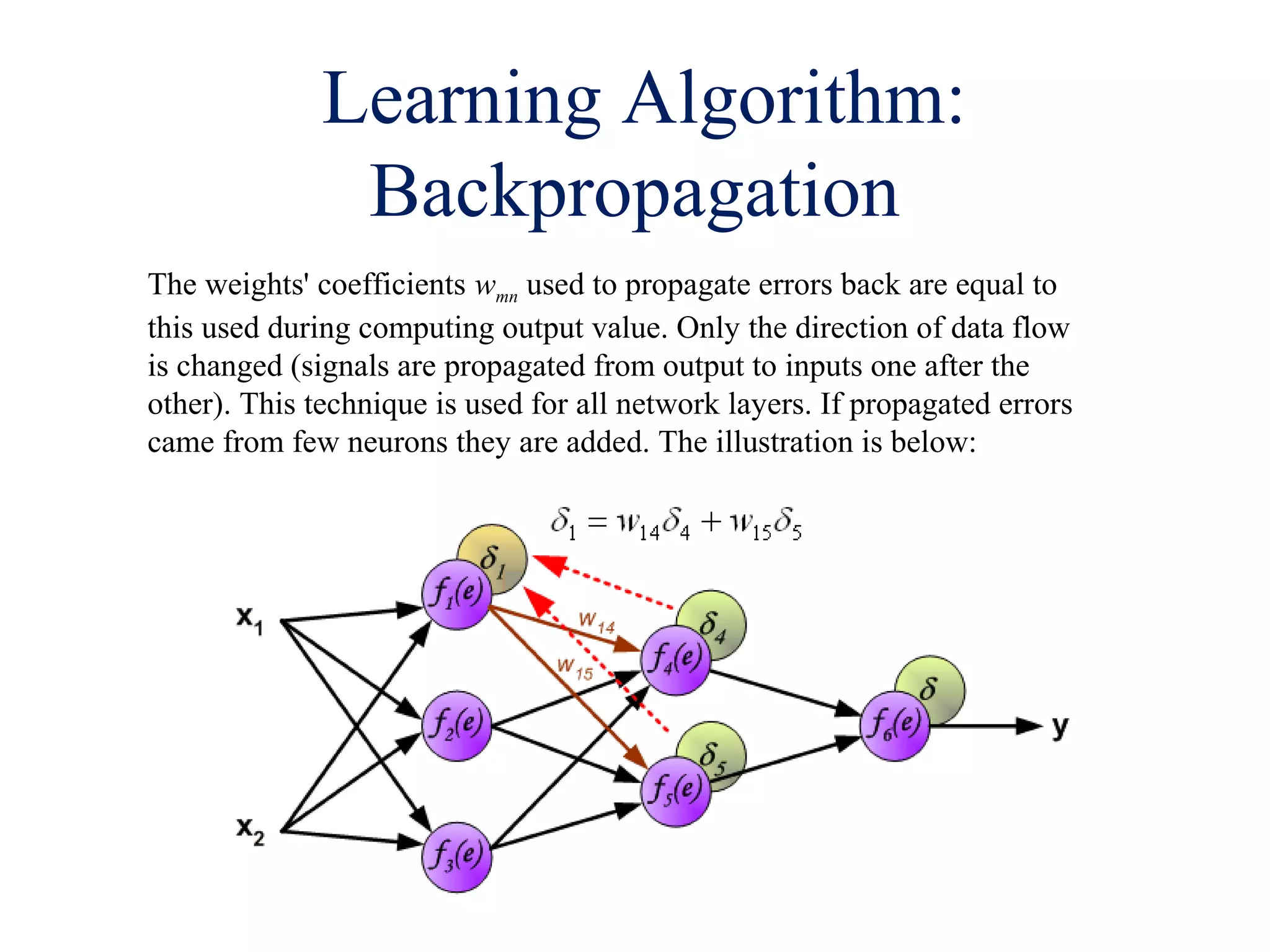 Classification using back propagation algorithm | PPT