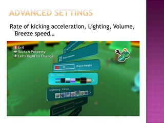 Actions availableMoveKickScore PointsAdd MusicEatSwitchSwearMore…