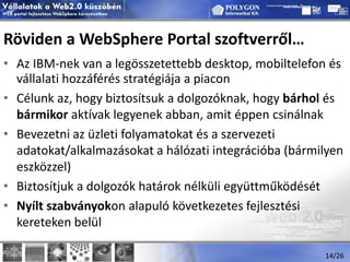 3 Kremmer Laszlo    Web Sphere PortáL FejlesztéS A Gyakorlatban