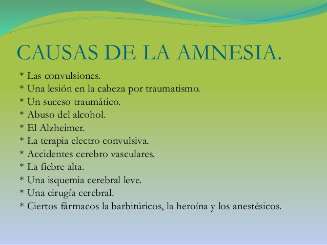 La Amnesia