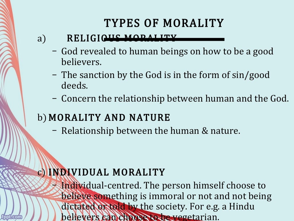 3) law and morality
