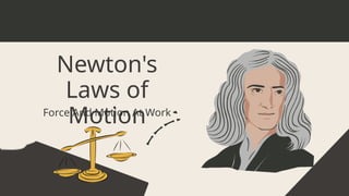 Isaac Newton's The 3 Laws of motion.pptx