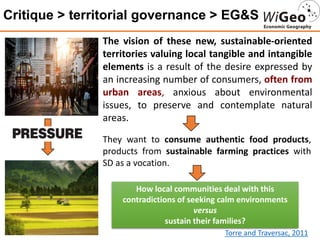 The territorial governance of sustainability transitions by Eduardo Oliveira