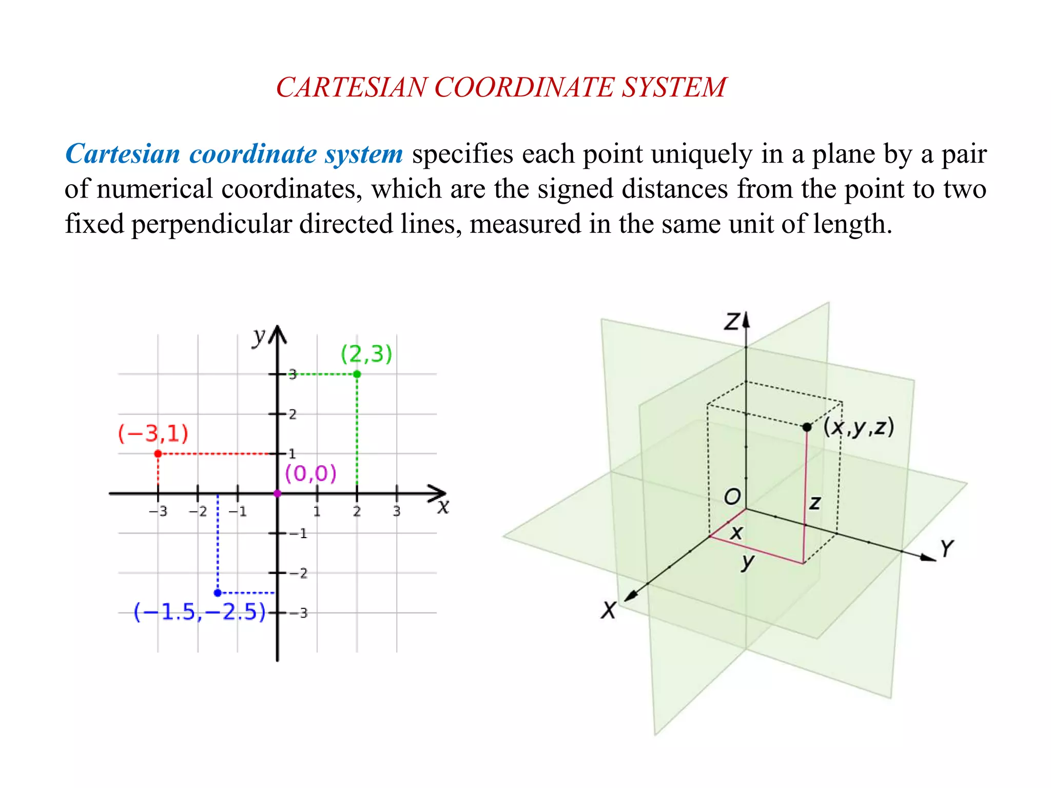 Coordinate systems (Lecture 3) | PPTX