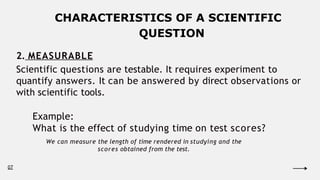 3 Lesson 2 SCIENTIFIC QUESTIONS in research 1 | PPTX
