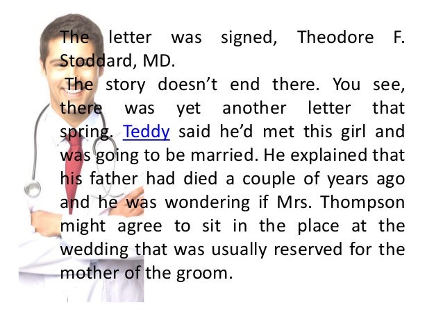 Teddy stoddard story pdf picture