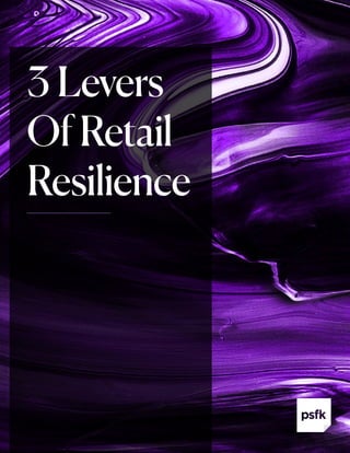 3 Levers
Of Retail
Resilience
 