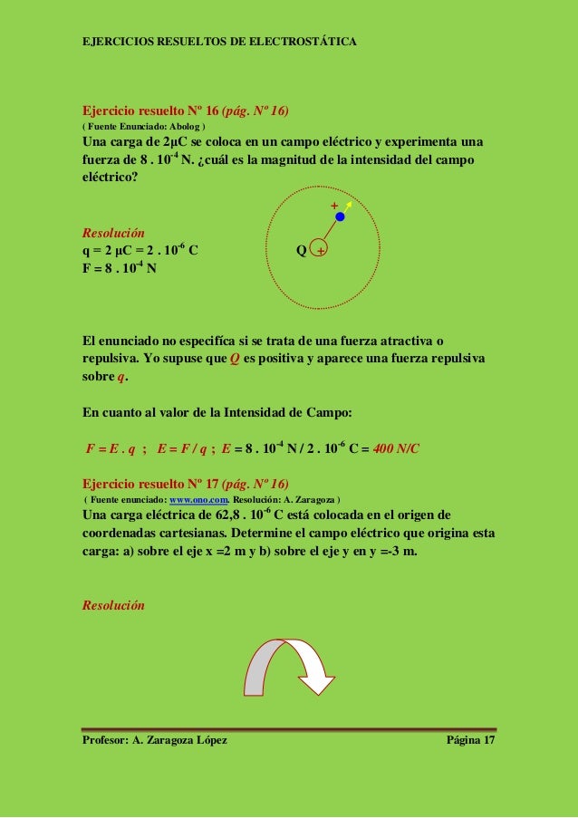 3 Ley Culomb Campo Eletrico Y Potencial Electrico