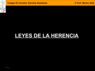 LEYES DE LA HERENCIA 