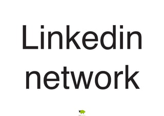 Linkedin 
network 
 