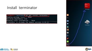 Install terminator
 