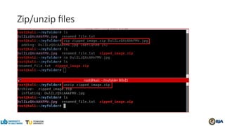 Zip/unzip files
 