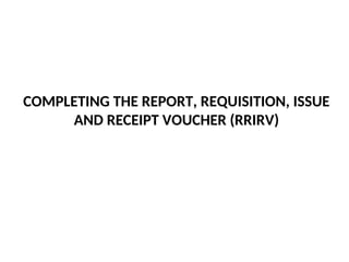 Return Rvm Receipt 3 logistics management Sandwich lecture 3 a completing RRIRV -Autosaved ...