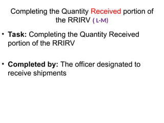 Rrv Sample 3 logistics management Sandwich lecture 3 a completing RRIRV -Autosaved ...