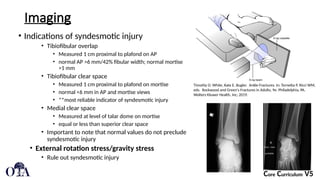 3 Lower Extremity Foot and Ankle Ligamentous Tendon Injuries about the ...