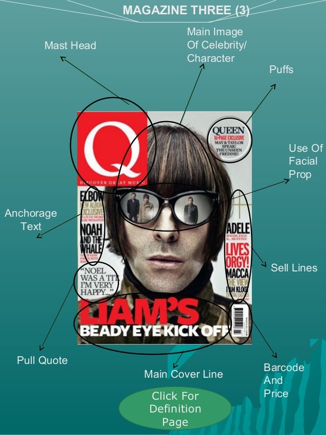 3 Magazine Conventions' Analysis