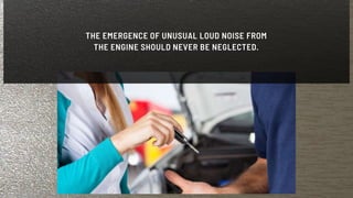 Loud Machine Engine 3 Major Reasons for a Loud Engine in a Mercedes Benz | PPTX