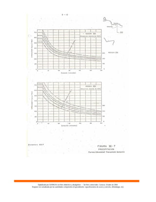 Digitalizado por SOVINCIV con fines didácticos y divulgativos – Sin fines comerciales. Caracas, Octubre de 2004.
Requiere ser actualizado por las autoridades competentes (Especialmente: especificaciones de acero y concreto, climatología, etc).
 