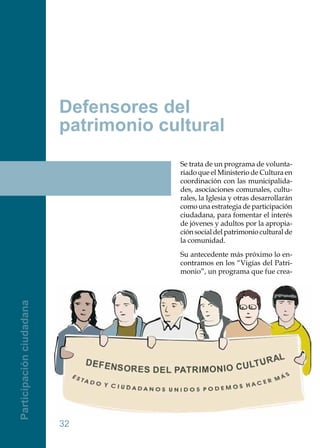 Participaciónciudadana
33
do por el Ministerio de Cultura de
Colombia y que el Instituto Nacional
de Cultura del Perú, hoy...