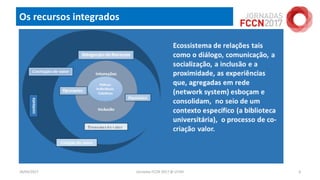 Os recursos integrados
18/04/2017 Jornadas FCCN 2017 @ UTAD 6
 
