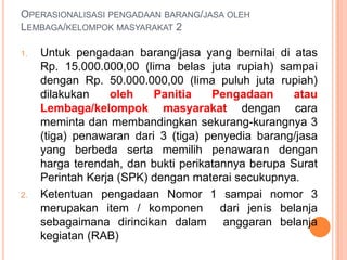 Persiapan SWK PadatKarya  DPA