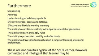 Spld 3 maths learning difficulties dyscalculia, dyslexia or dyspraxia | PPSX