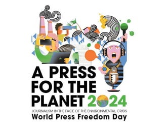 World Press Freedom Day 2024; May 3rd - Poster