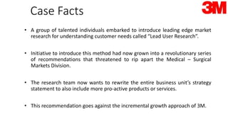 Innovation at 3M case analysis | PPTX