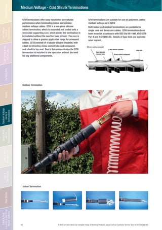 3M Medium Voltage Cold Shrink Cable Joints & Terminations | PDF