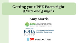 Getting your PPE Facts right
5 facts and 5 myths
competition
Amy Morris
 