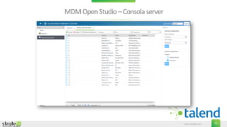 www.stratebi.com 33
MDMOpenStudio–Consolaserver
 