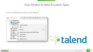 www.stratebi.com 39
CrearModelodedatos&CustomTypes
• Crear el Modelo de Datos (Data Model).
 