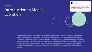 3 media information11-12 s2q3 4 The Evolution of Media and Its Impact ...
