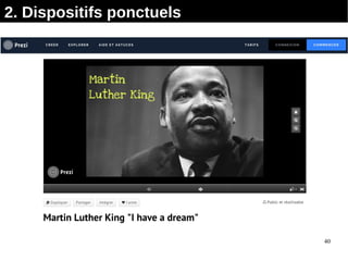 40
2. Dispositifs ponctuels
 