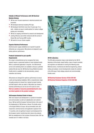 3M Electrical Catalogue - Low & High Voltage Cable Accessories ...