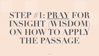 Devotion Method Bible Study Methods—#1 Devotional Method | PDF