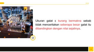 Analisis Galat metode numerik. pertemuan 3 | PPTX
