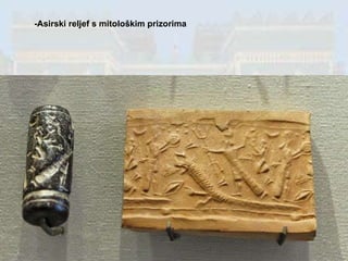 -Asirski reljef s mitološkim prizorima 