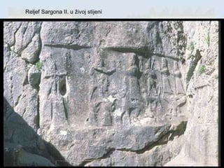 Reljef Sargona II. u živoj stijeni 