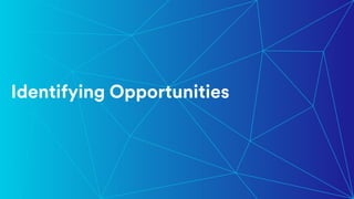 57
Identifying Opportunities
 