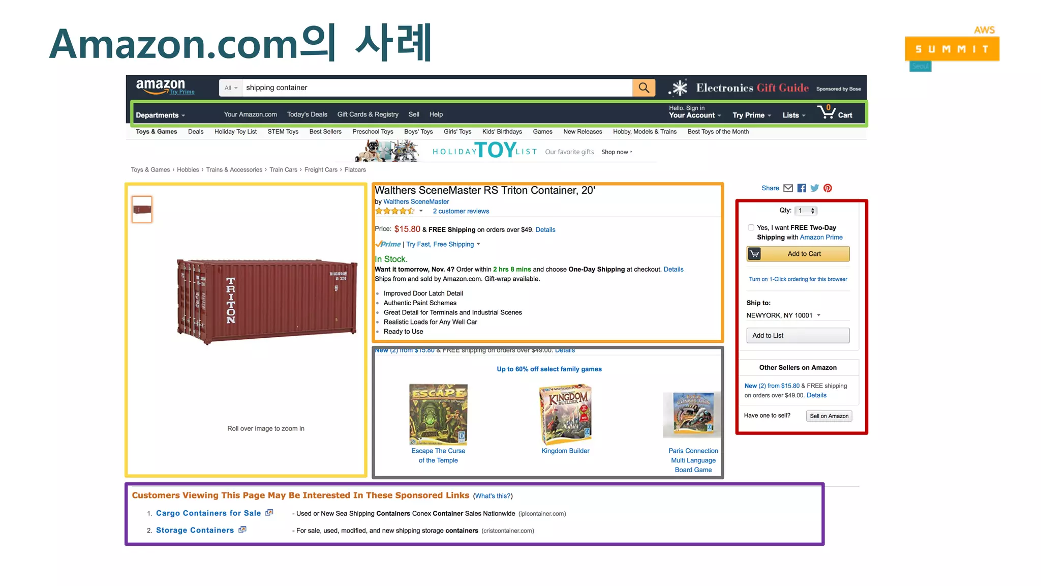 Amazon.com의 사례
 