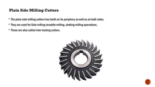 Milling Machine Cutters and types .pptx