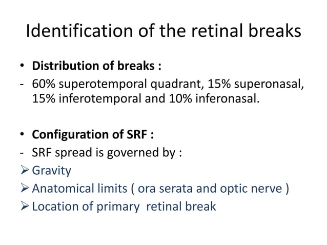 3 mirror, retinal break.pptx | Eye and Vision Conditions | Diseases and ...