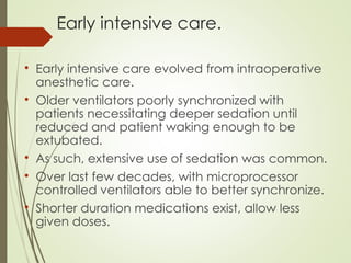 sedation in the ICU, delirium and how to use propofol | PPT