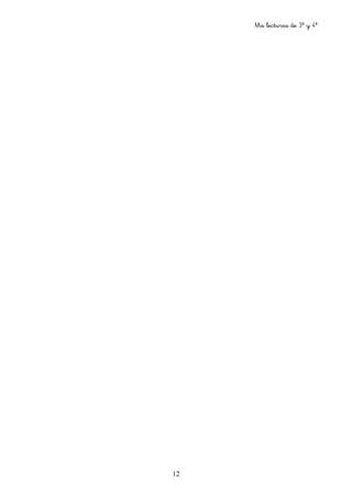 Mis lecturas de 3º y 4º
12
 