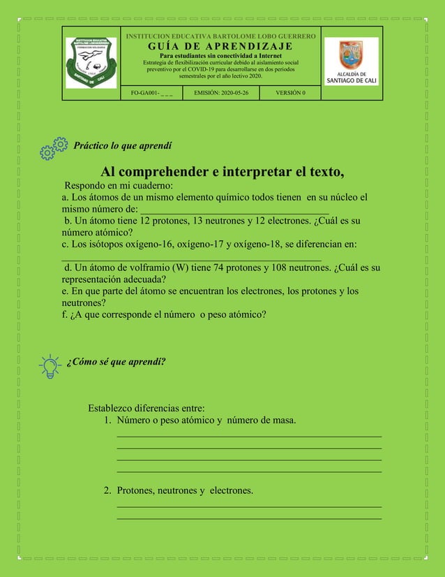 DE QUE ESTA HECHO TODO LO QUE NOS RODEA