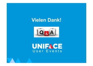 U s e r E v e n t s
Vielen Dank!
 